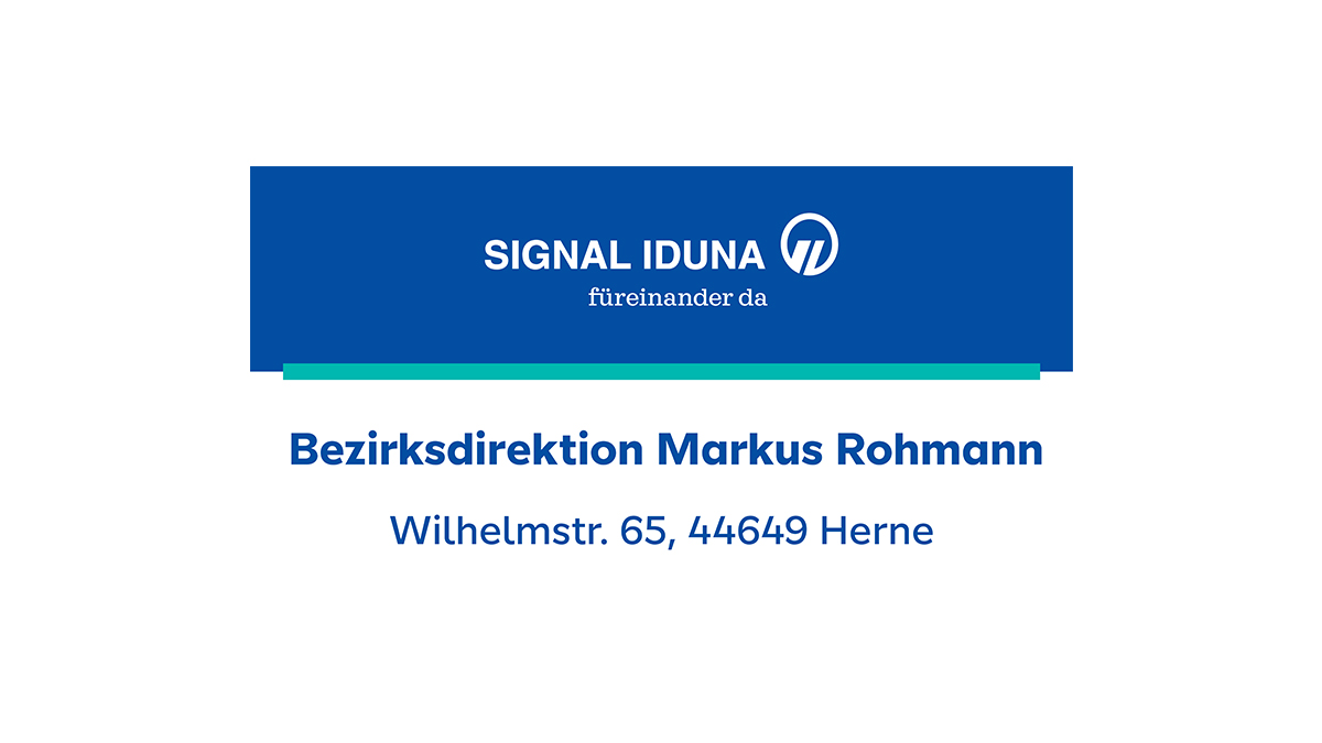 SIGNAL IDUNA Herne wird Sideline Partner